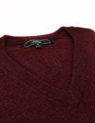 Jersey lana pico Burdeos