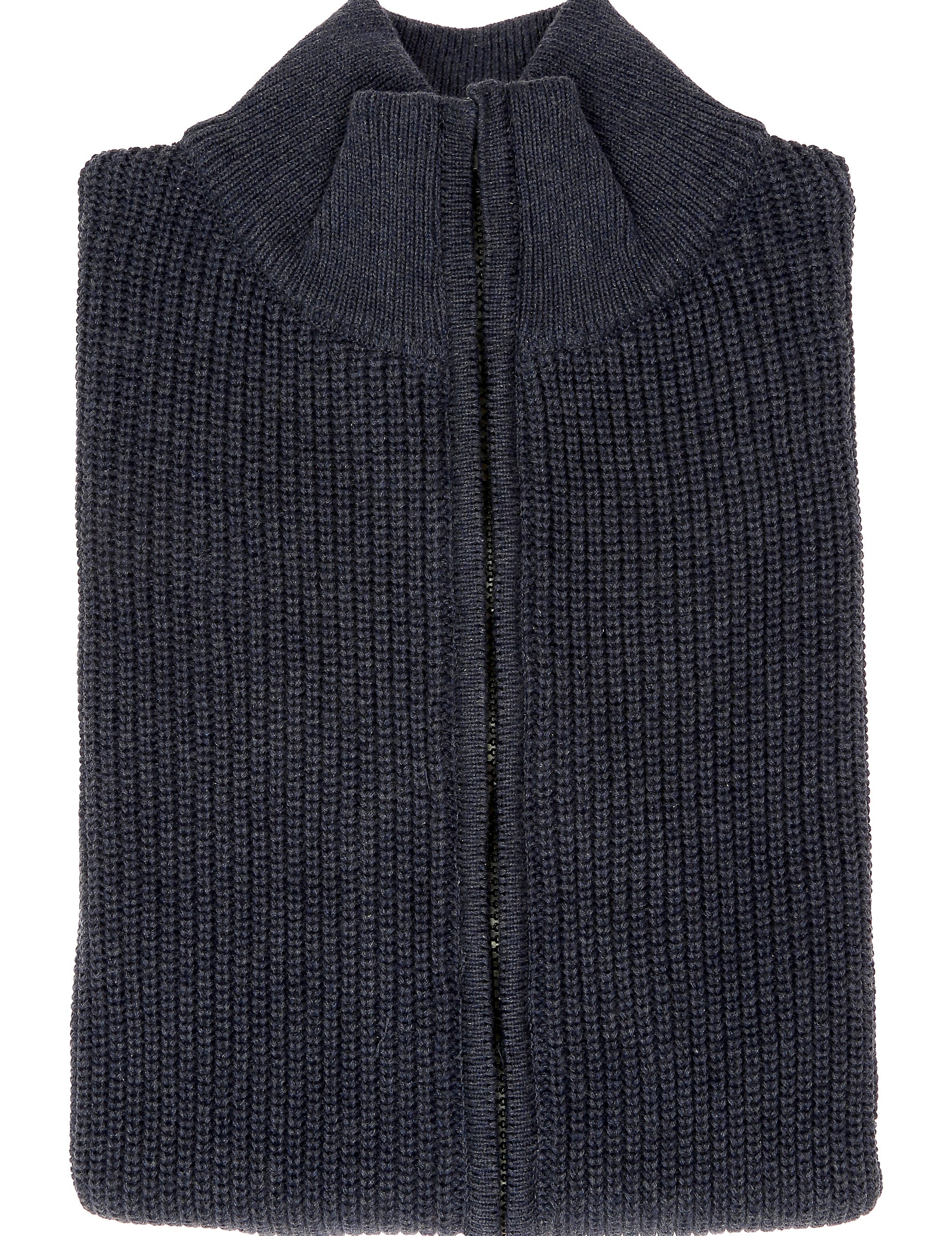 Cardigan  algodón cremallera Azul