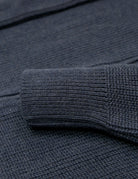 Cardigan  algodón cremallera Azul