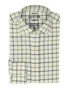 Camisa sport viela cuadro grande Azul/verde