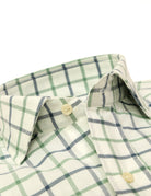 Camisa sport viela cuadro grande Azul/verde