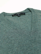 Jersey lana pico Verde claro