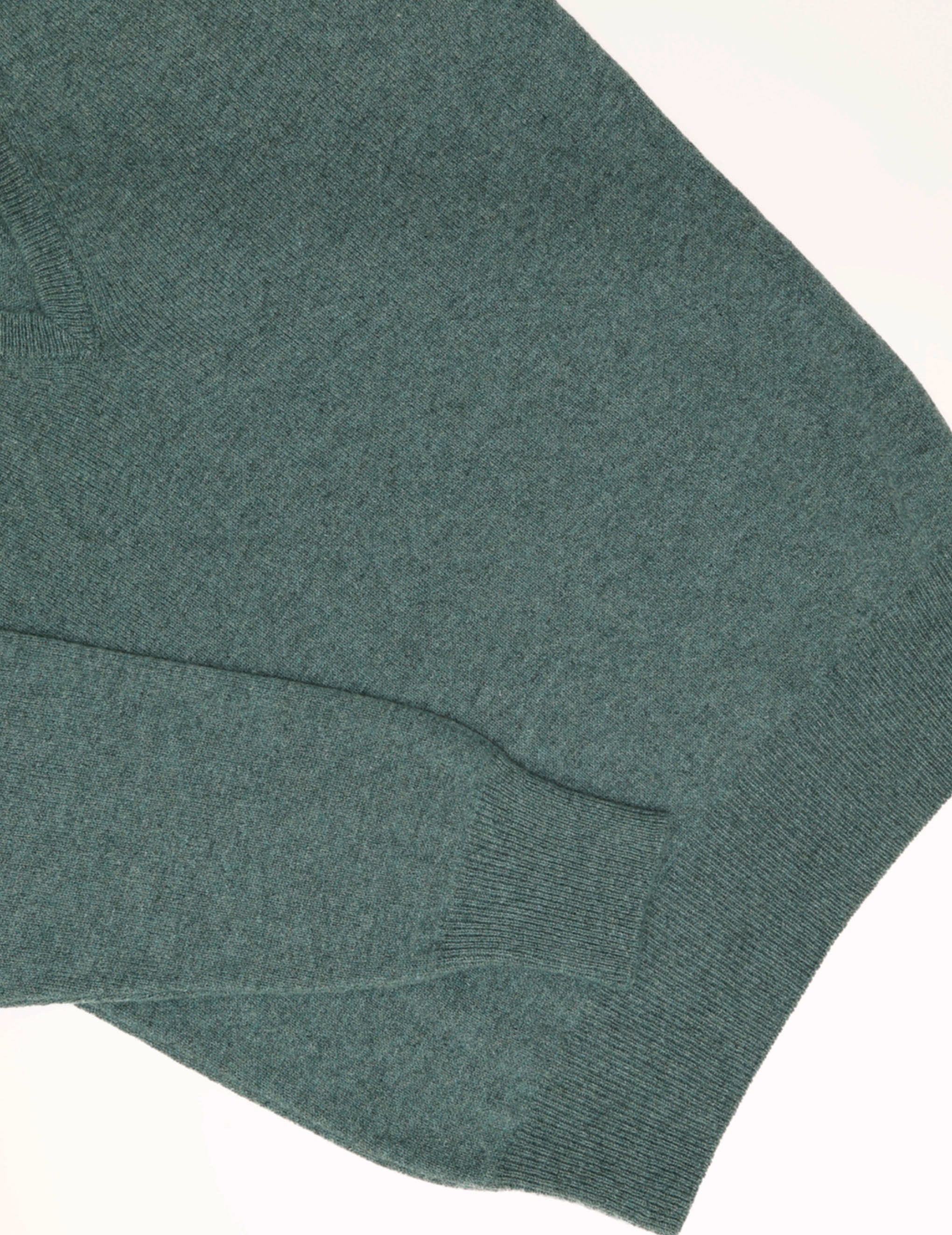 Jersey lana pico Verde claro