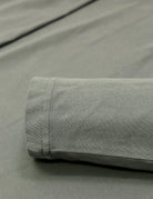 Polo pique manga larga Gris