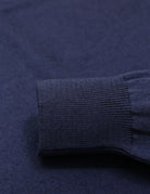 Jersey pico algodón cashmere Azul medio