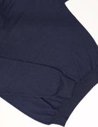 Jersey pico algodón cashmere Azul medio