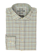 Camisa sport viela cuadro grueso Azul/verde
