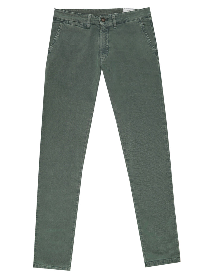 Pantalón sarga lavado Verde medio
