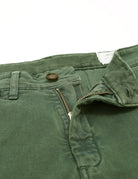Pantalón sarga lavado Verde oscuro