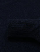 Jersey lana pico Azul oscuro