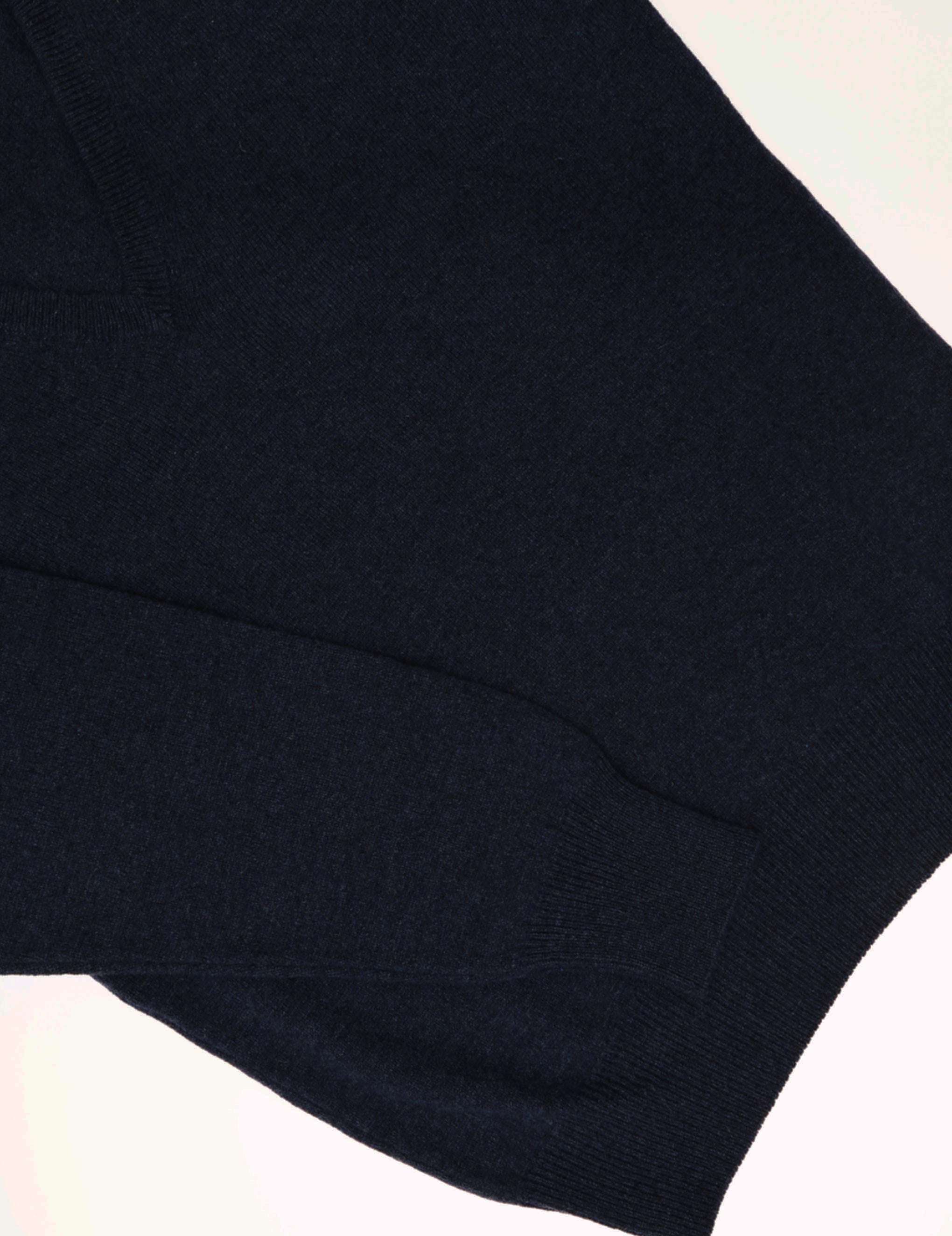 Jersey lana pico Azul oscuro
