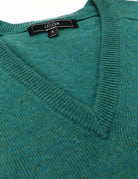 Jersey lana pico Verde claro