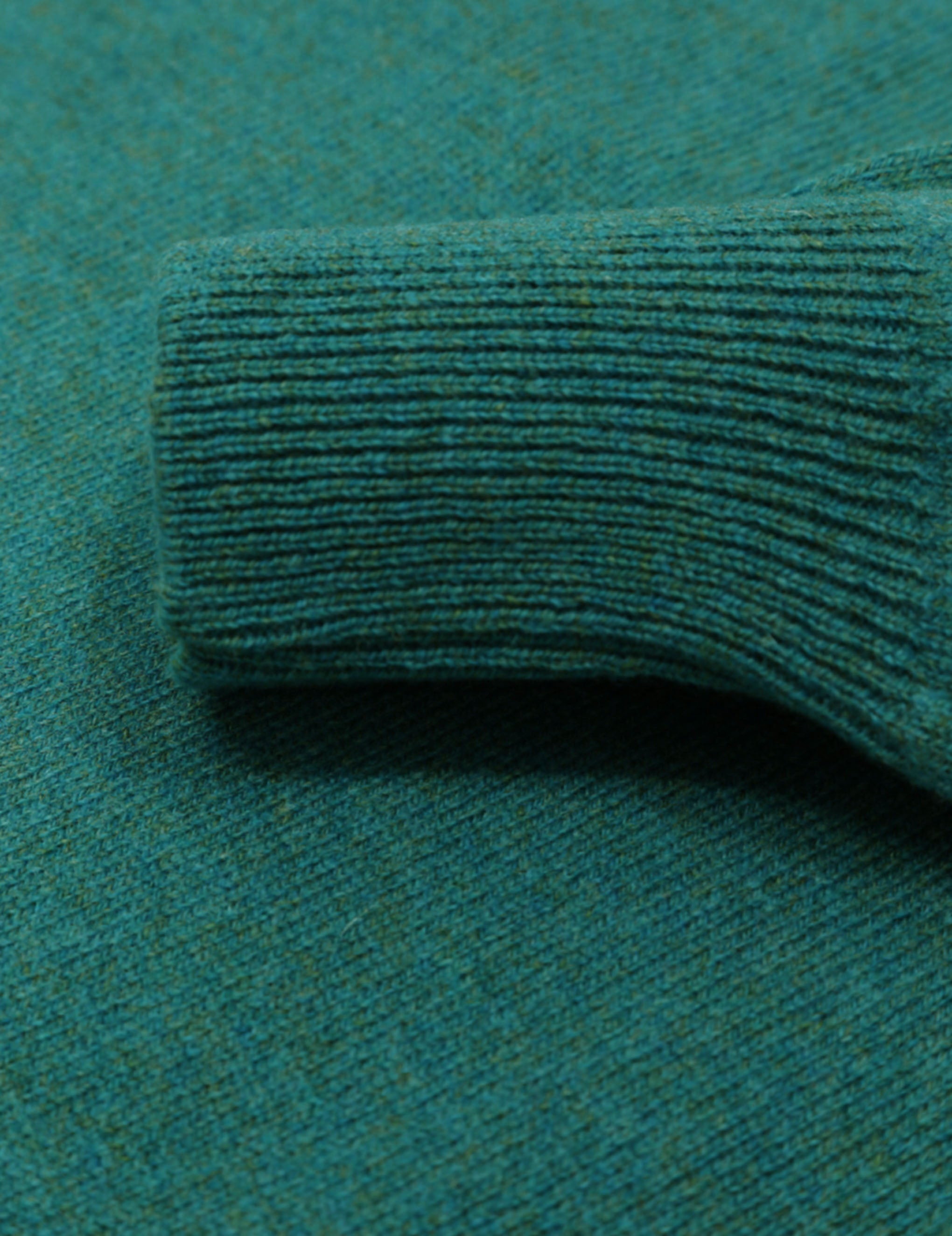 Jersey lana pico Verde claro