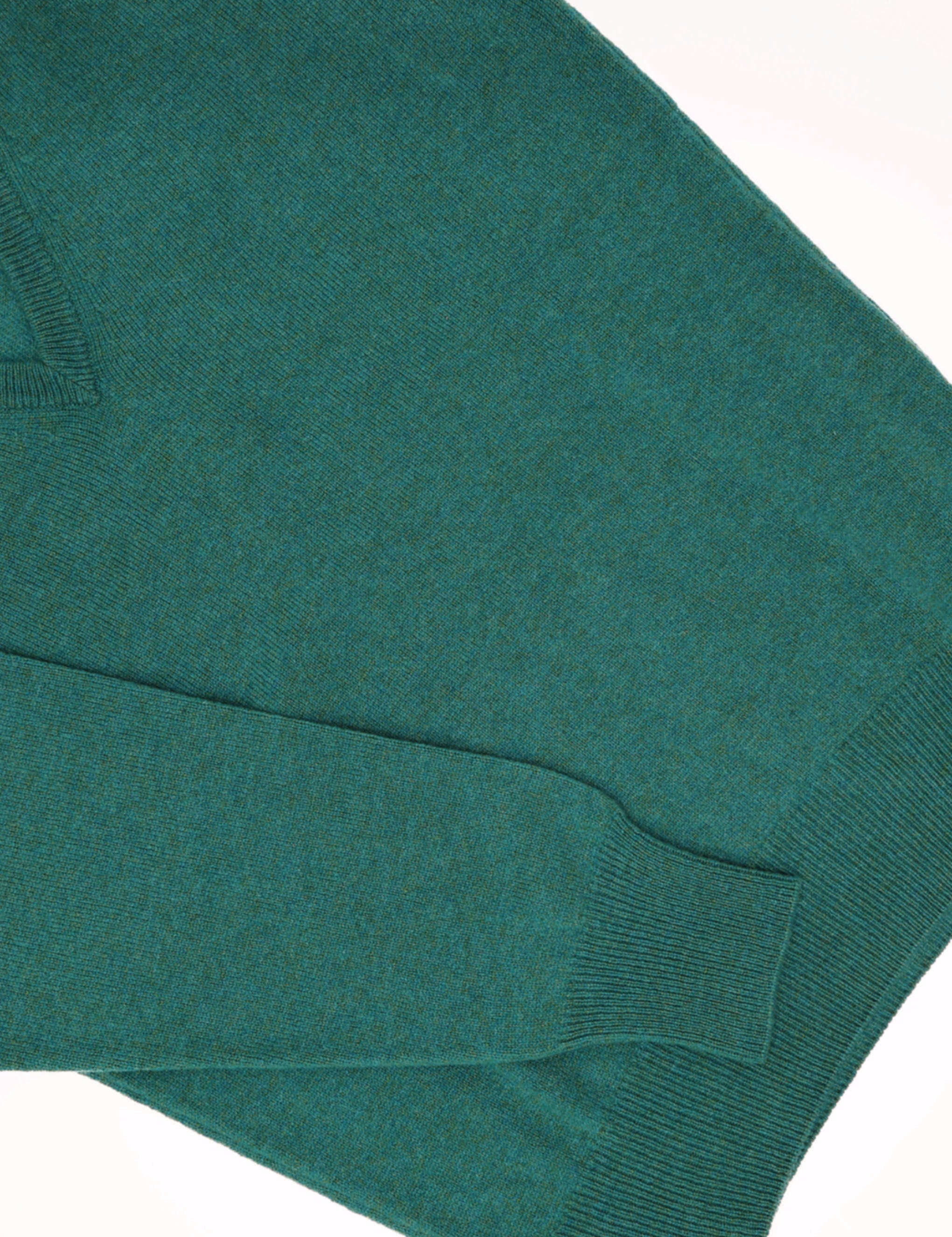 Jersey lana pico Verde claro