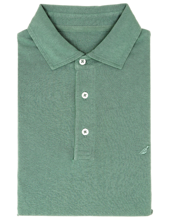 Polo jersey manga larga Verde