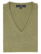 Jersey cashmere pico Verde claro