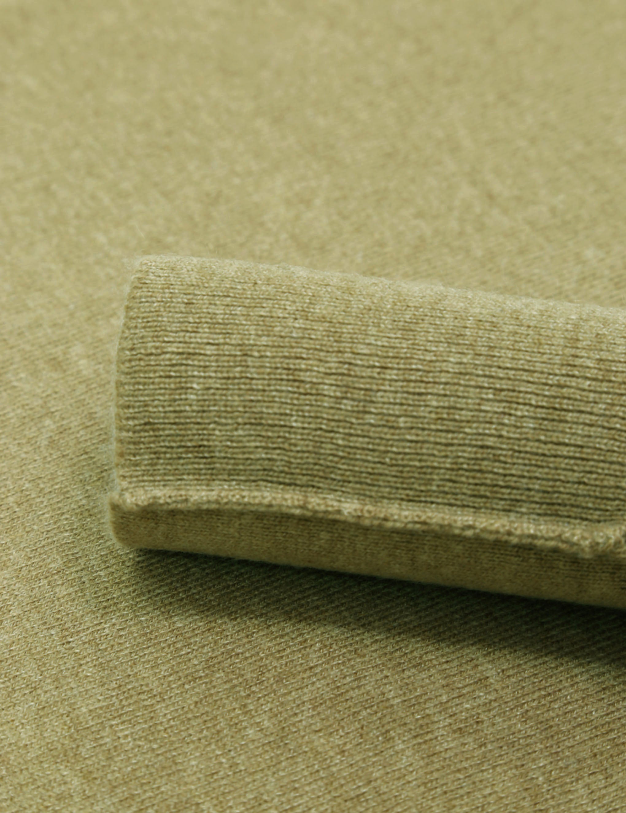 Jersey cashmere pico Verde claro