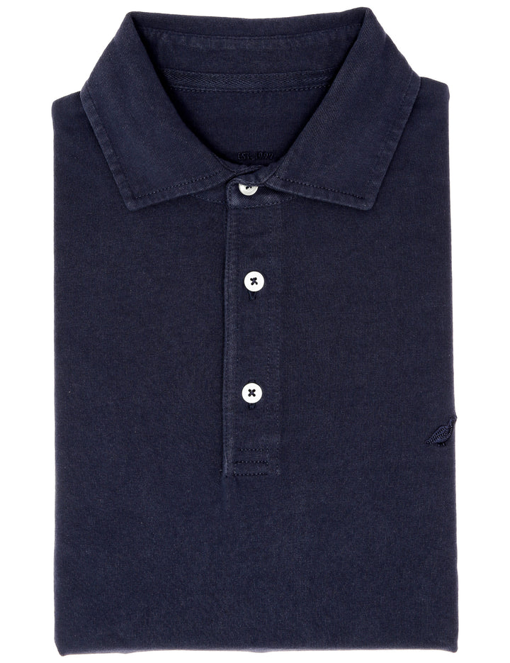 Polo jersey manga larga Azul marino