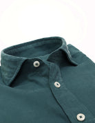 Camisa micropana tintada Verde