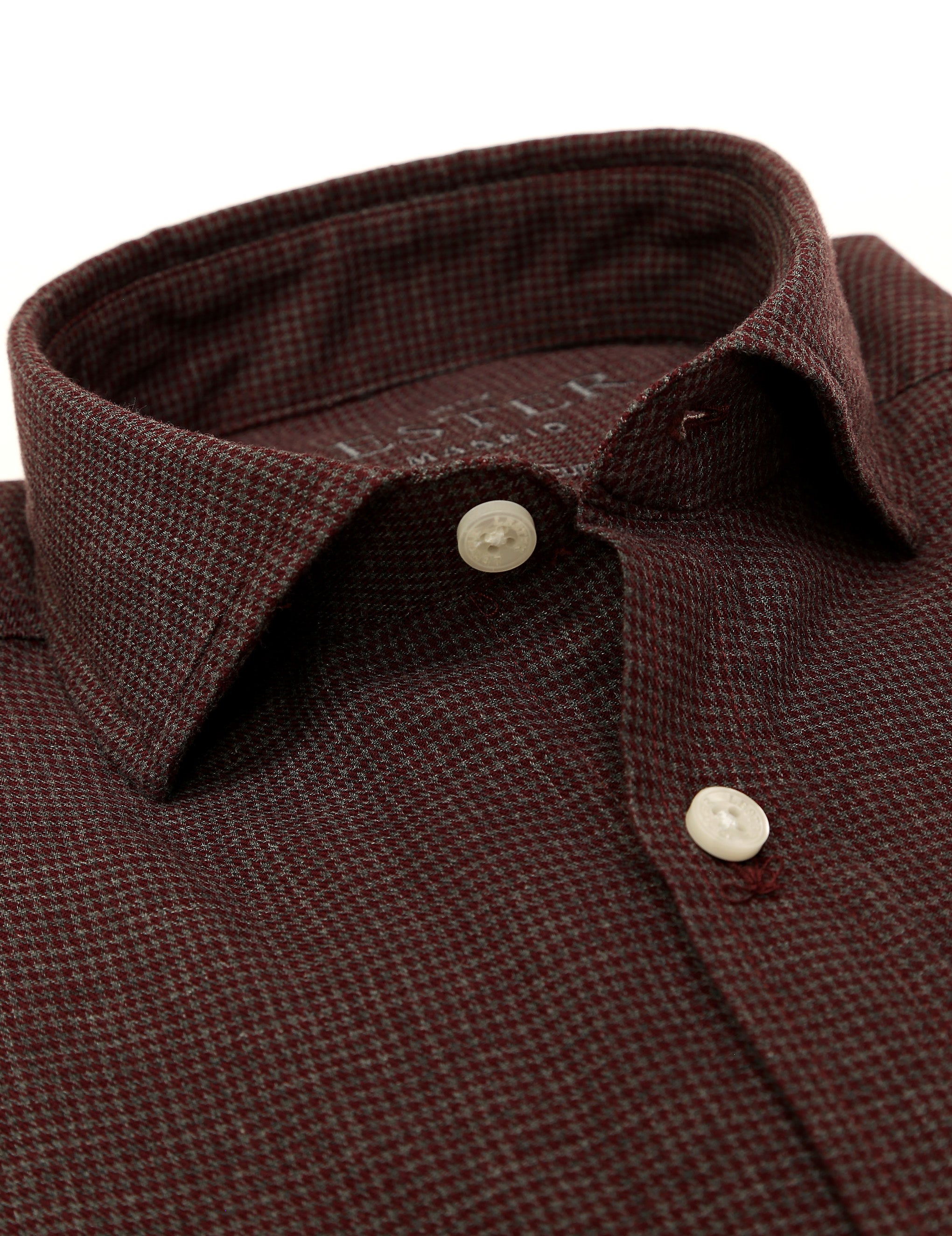 Camisa pata gallo Burdeos