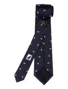 Corbata lagartijas Azul/blanco
