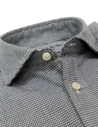 Camisa pata gallo Azul