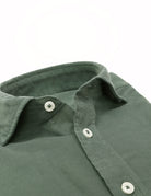 Camisa micropana tintada Kaki