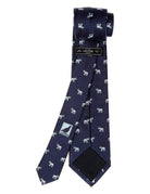 Corbata elefantes Azul/azul