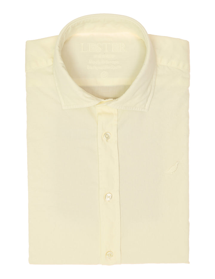 Camisa sarga tintada Crudo