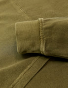 Sudadera lavada capucha Verde