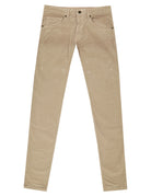 Pantalón 5 bolsillos micropana Beige