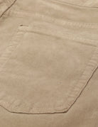 Pantalón 5 bolsillos micropana Beige