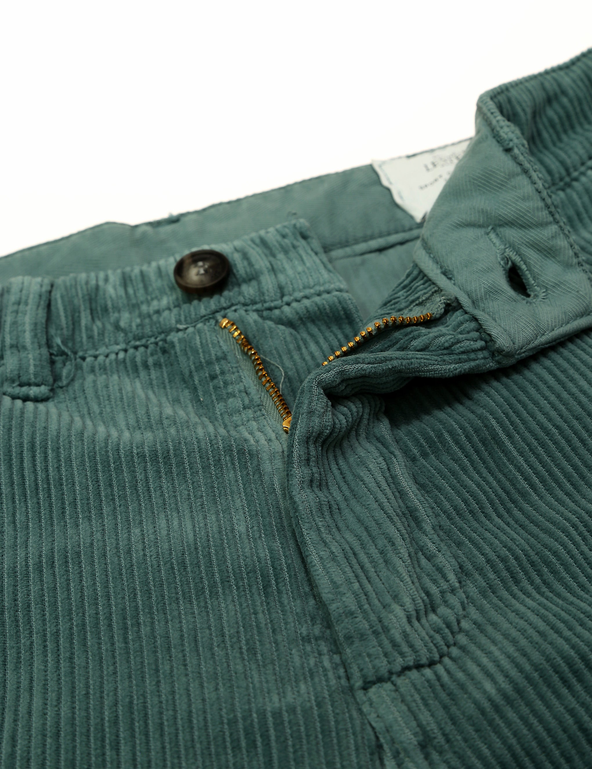 Pantalón pana gorda lavado Verde