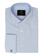 Camisa vestir semilisa Azul