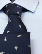 Camisa vestir semilisa Azul