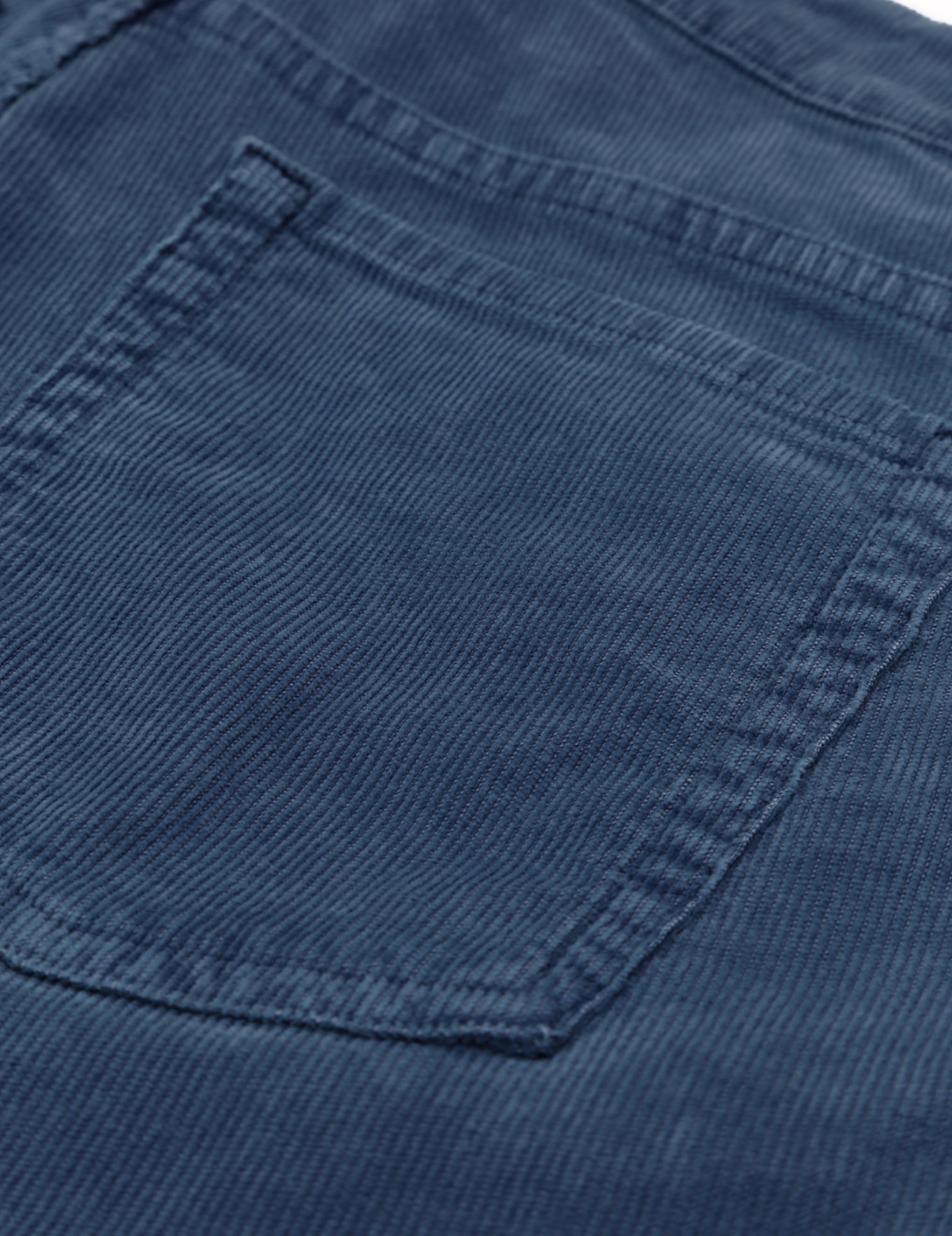 Pantalón 5 bolsillos micropana Azul