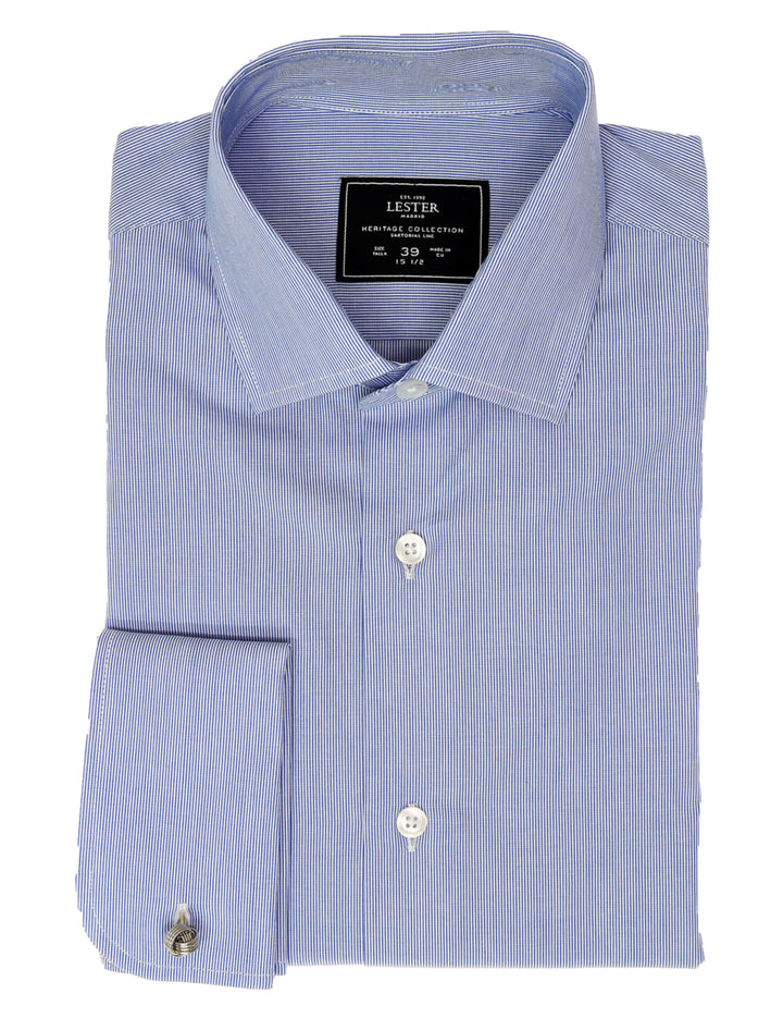 Camisa vestir mil rayas Azul