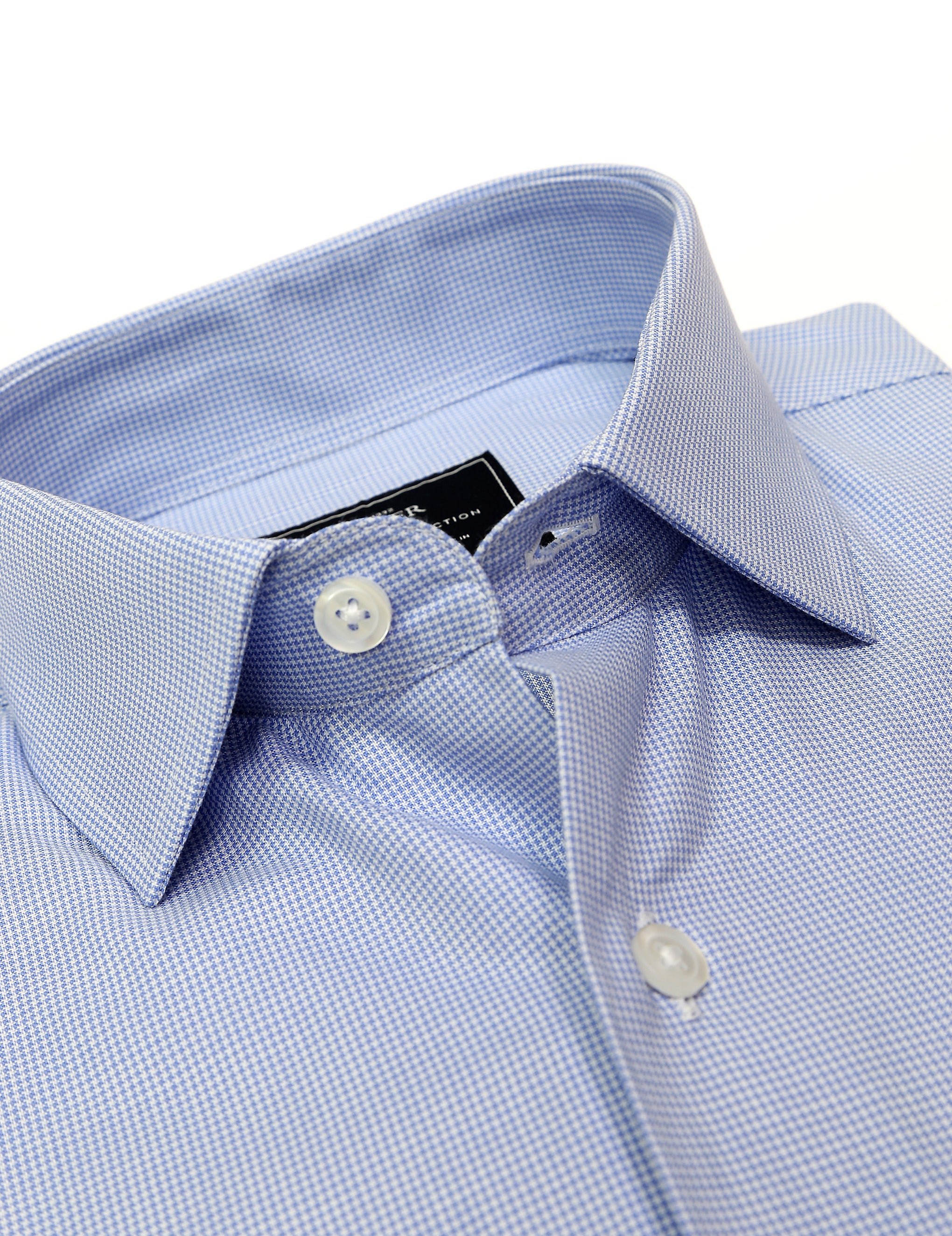 Camisa vestir vichy Azul