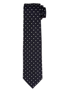 Corbata pois saglia Azul/blanco