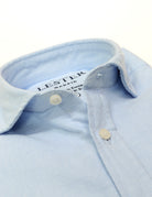 Camisa oxford lisa melange Azul