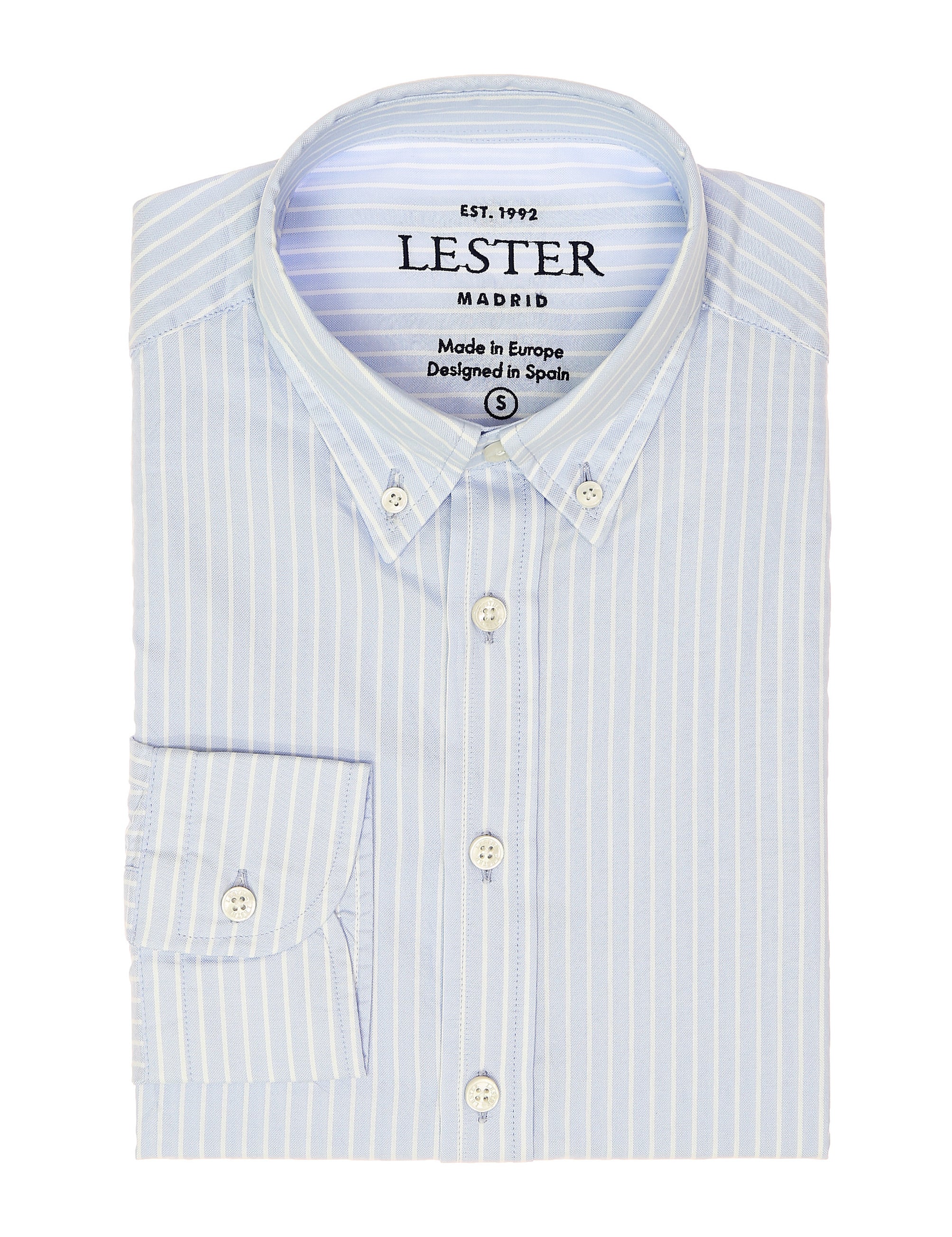 Camisa oxford raya Azul