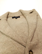 Cardigan  ojo de perdiz Beige