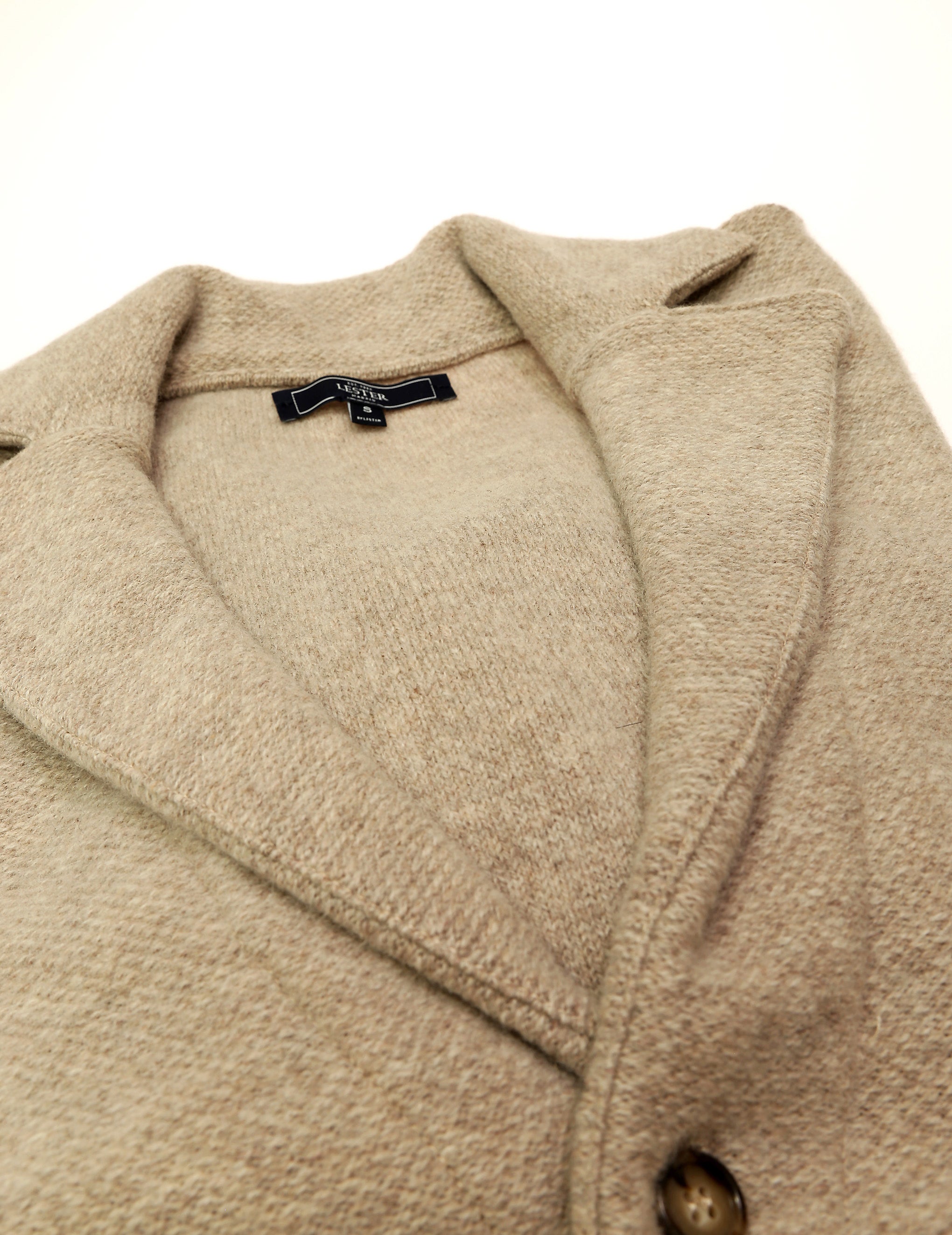 Cardigan  ojo de perdiz Beige