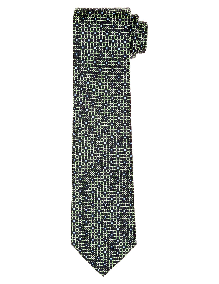 Corbata herradura Azul/verde