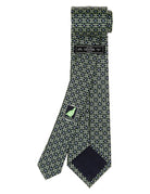 Corbata herradura Azul/verde