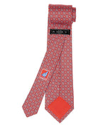 Corbata herradura Rojo/azul