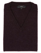 Jersey lana pico Berenjena