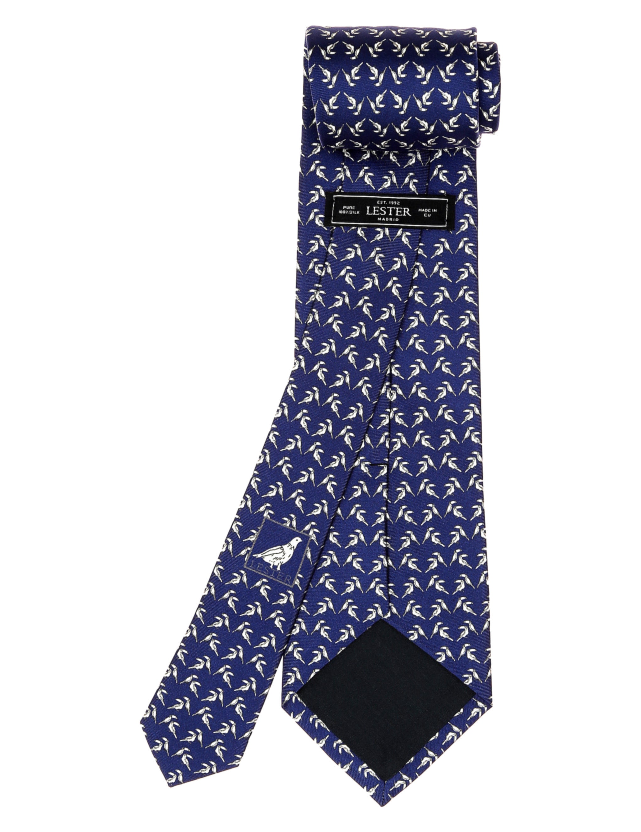 Corbata tucan Azul/blanco