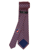 Corbata herradura Azul/rosa